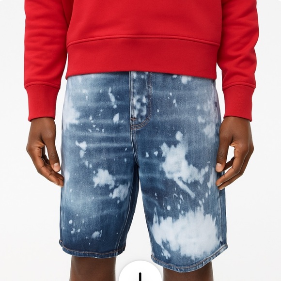 Topman Bleached Demin Raw hem shirts New Size 36 - Picture 1 of 7